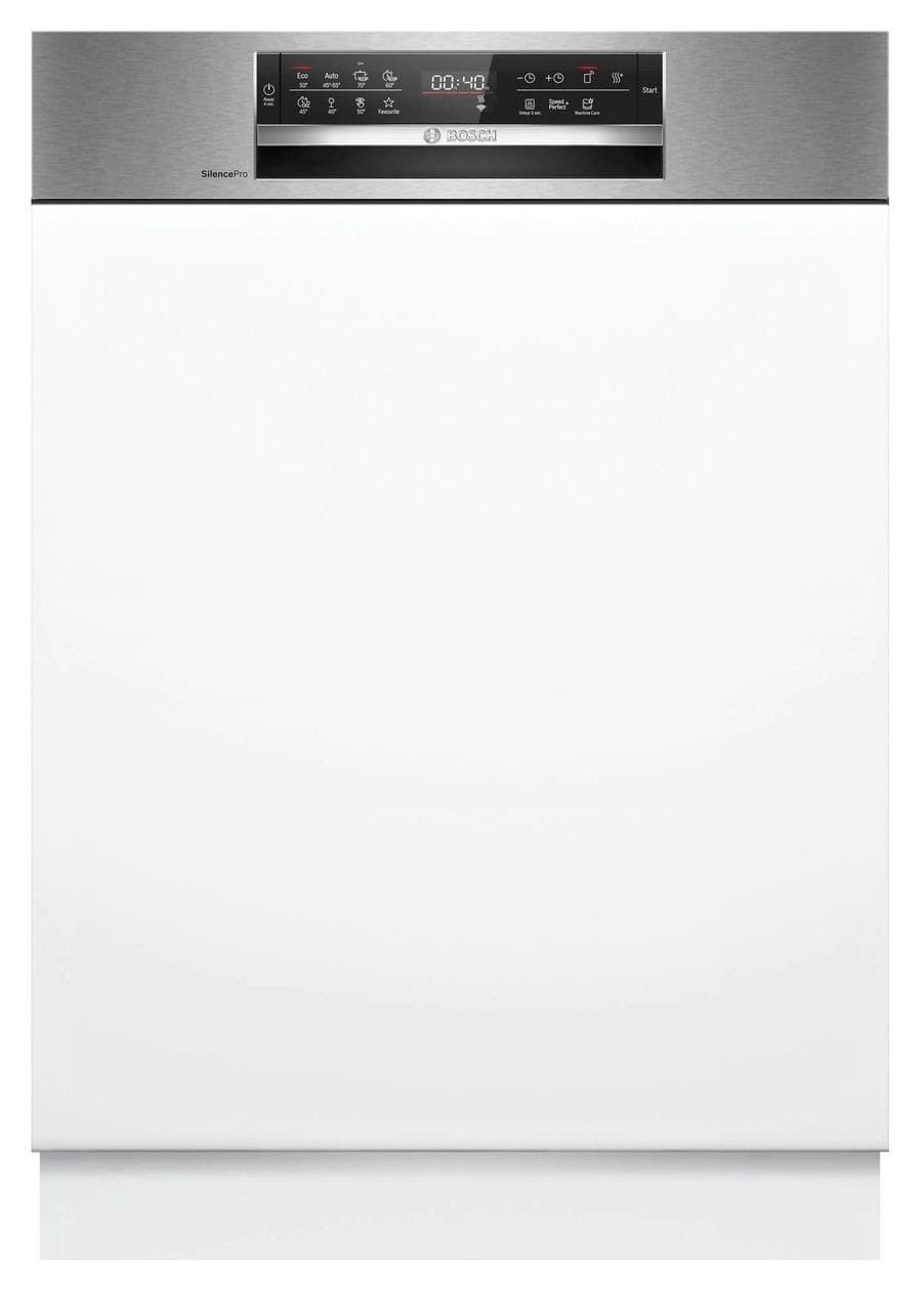 Serie 6 SMI6ECS18E 60 cm Geschirrspüler teilintegriert (ohne Front) Sehr leise 14 Maßgedecke aquaStop Funktion Wärmetauscher/EfficientDry 