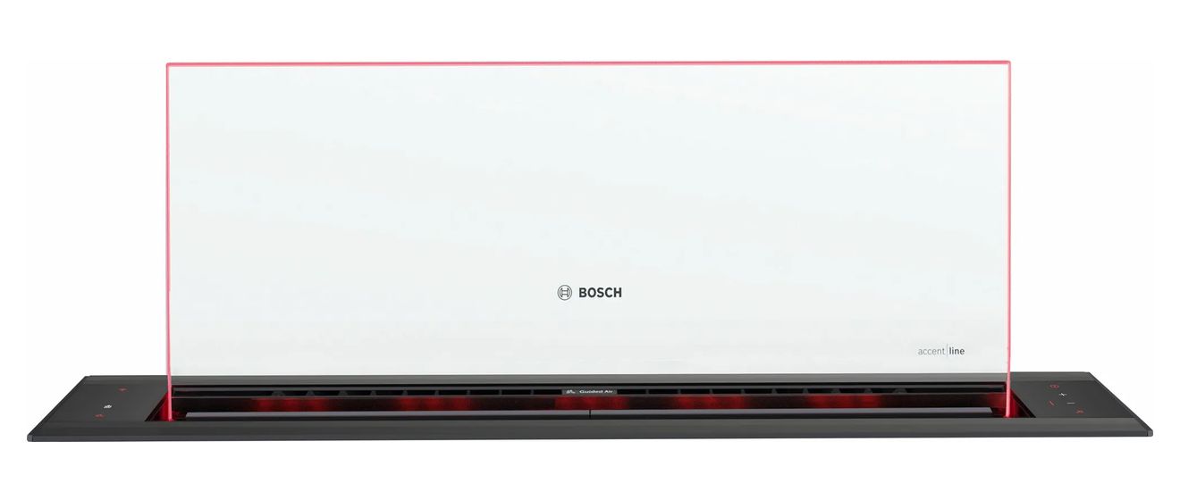 Serie 8 DDW88MM66 Dunstabzugshaube Tisch 82 cm Abluft/Umluft (Schwarz/Transparent) 