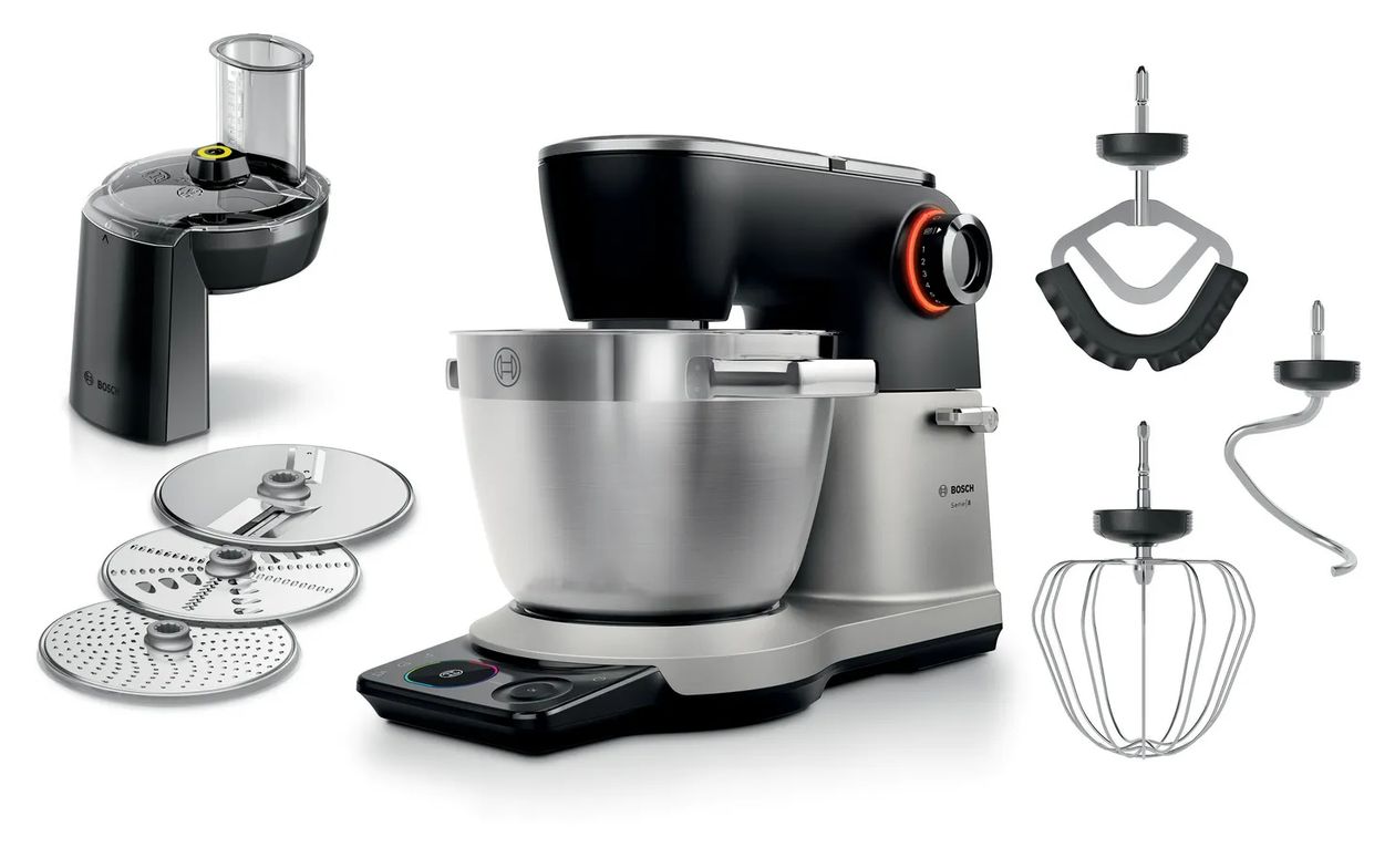 Serie 8 MUMS8ZS13 1800 W Küchenmaschine 6 l mit Waage  (Schwarz, Silber) 