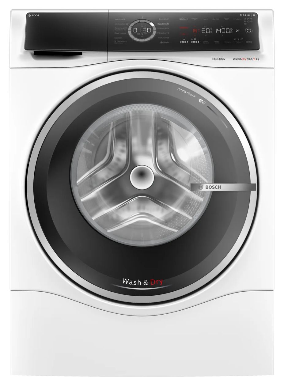 Serie 8 WNC254A90 10,5 kg 6 kg Waschtrockner 1400 U/min 