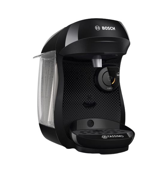 TAS102E Tassimo Happy friendly Kaffeekapsel Maschine  (Schwarz) 