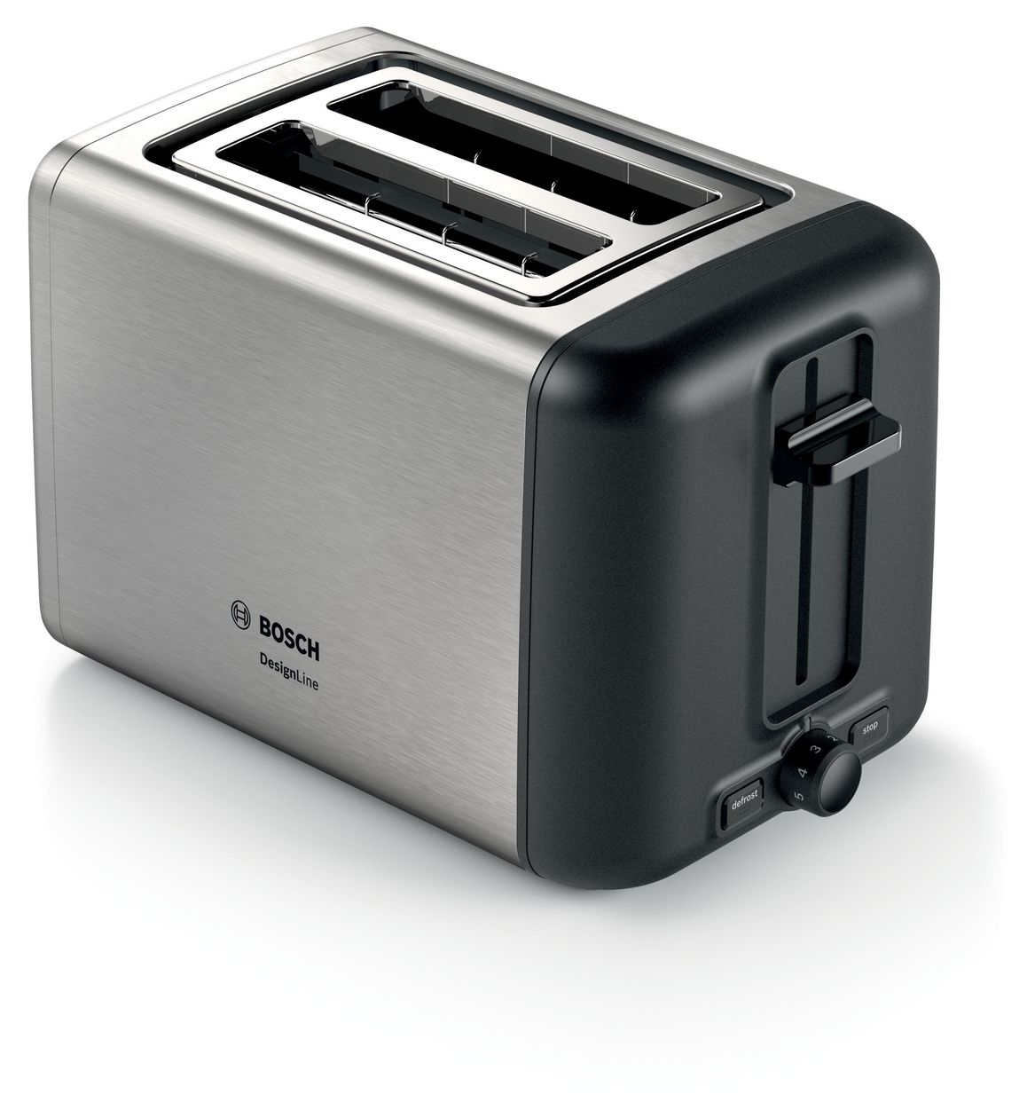 TAT3P420DE DesignLine Toaster 970 W 2 Scheibe(n)  (Schwarz, Silber) 