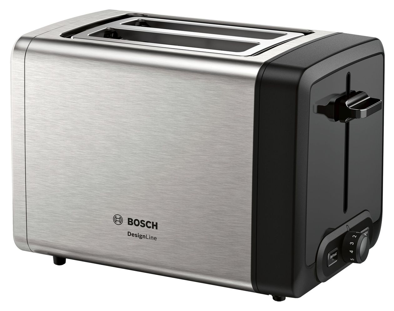 TAT4P420 DesignLine Toaster 970 W 2 Scheibe(n)  (Schwarz, Edelstahl) 