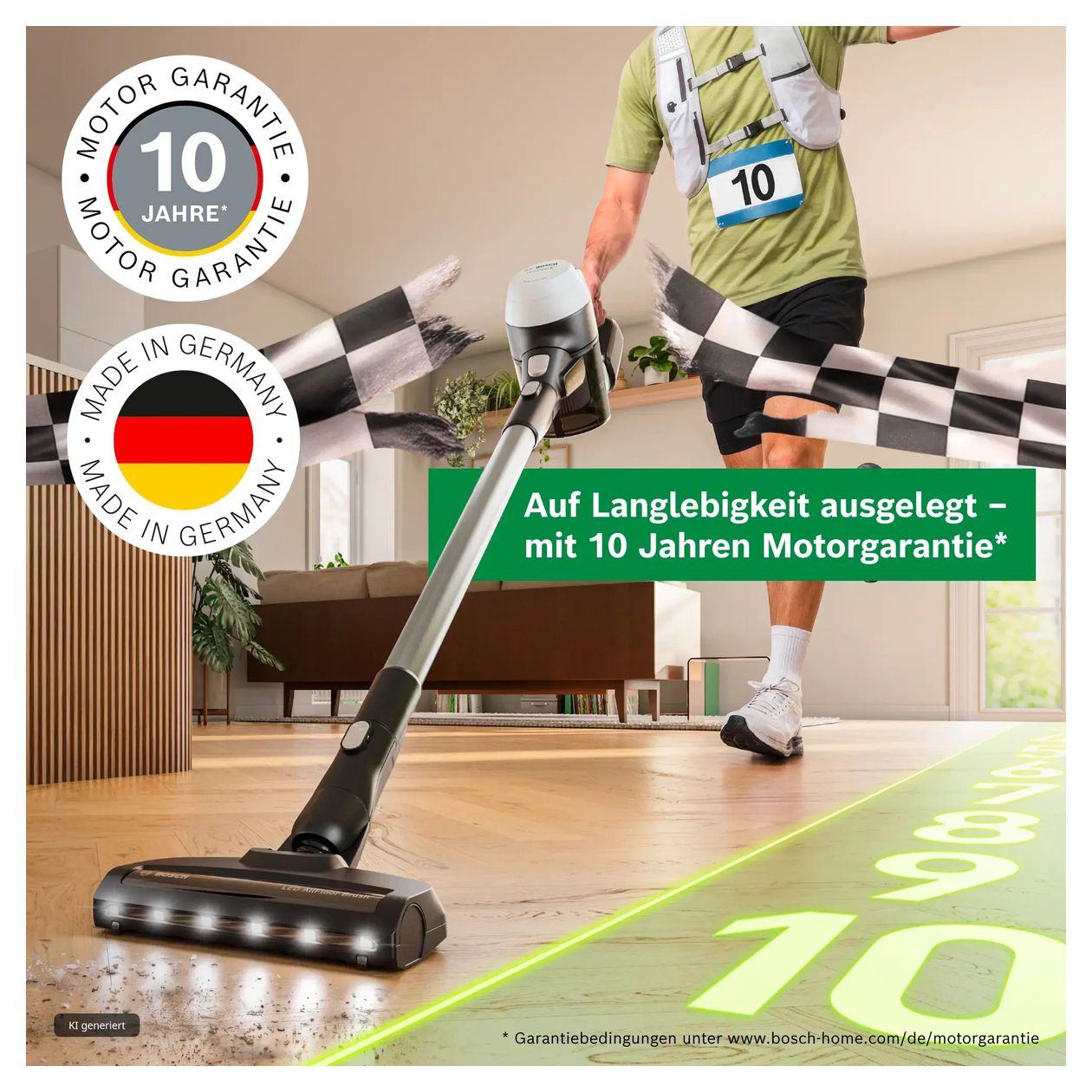 Unlimited 5 BBU52WBA Handstaubsauger Beutellos bis 50 min Laufzeit 25,2 V  (Weiß) 