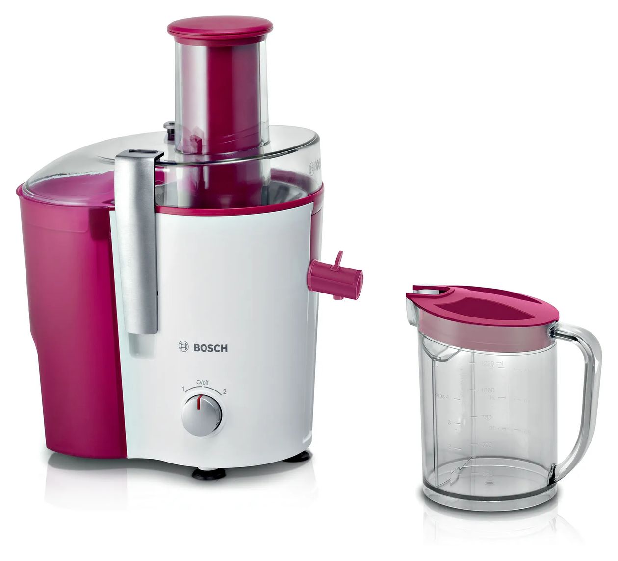 VitaJuice 2 MES25C0 Entsafter 700 W (Kirsche (Frucht), Transparent, Weiß) 