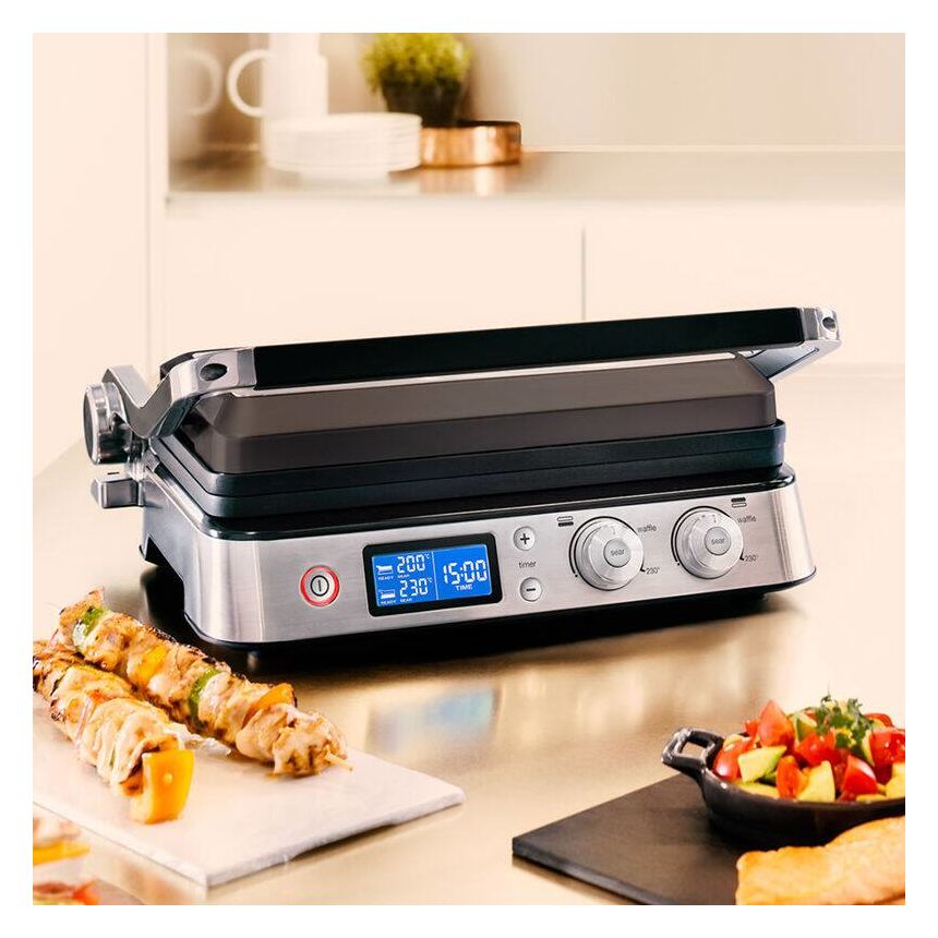 CG9040 Multigrill 9 2000 W mit 370 x 230 mm Fläche  (Schwarz, Edelstahl) 