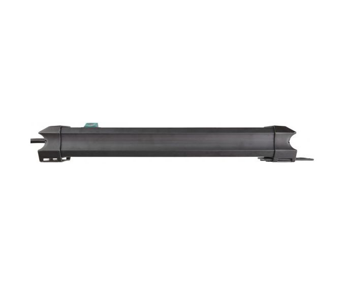 Premium-Line Steckdosenleiste 6-fach 3 m  (Schwarz/Hellgrün) 