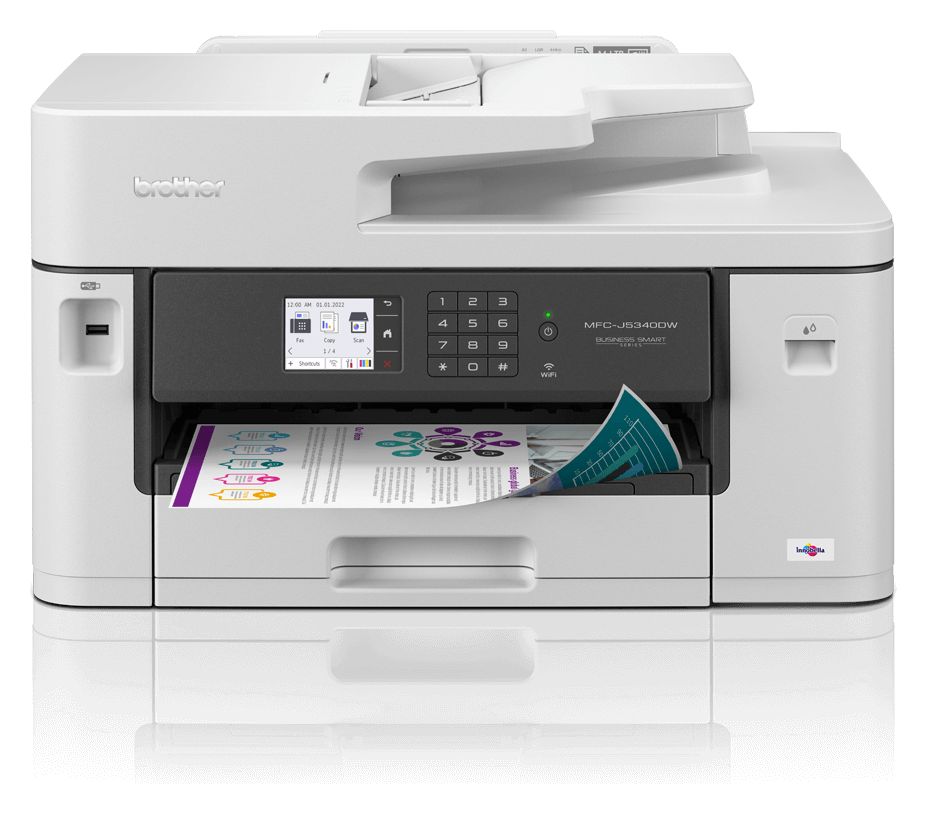MFC-J5340DWE All in One A3 Tintenstrahl Drucker 4800 x 1200 DPI 