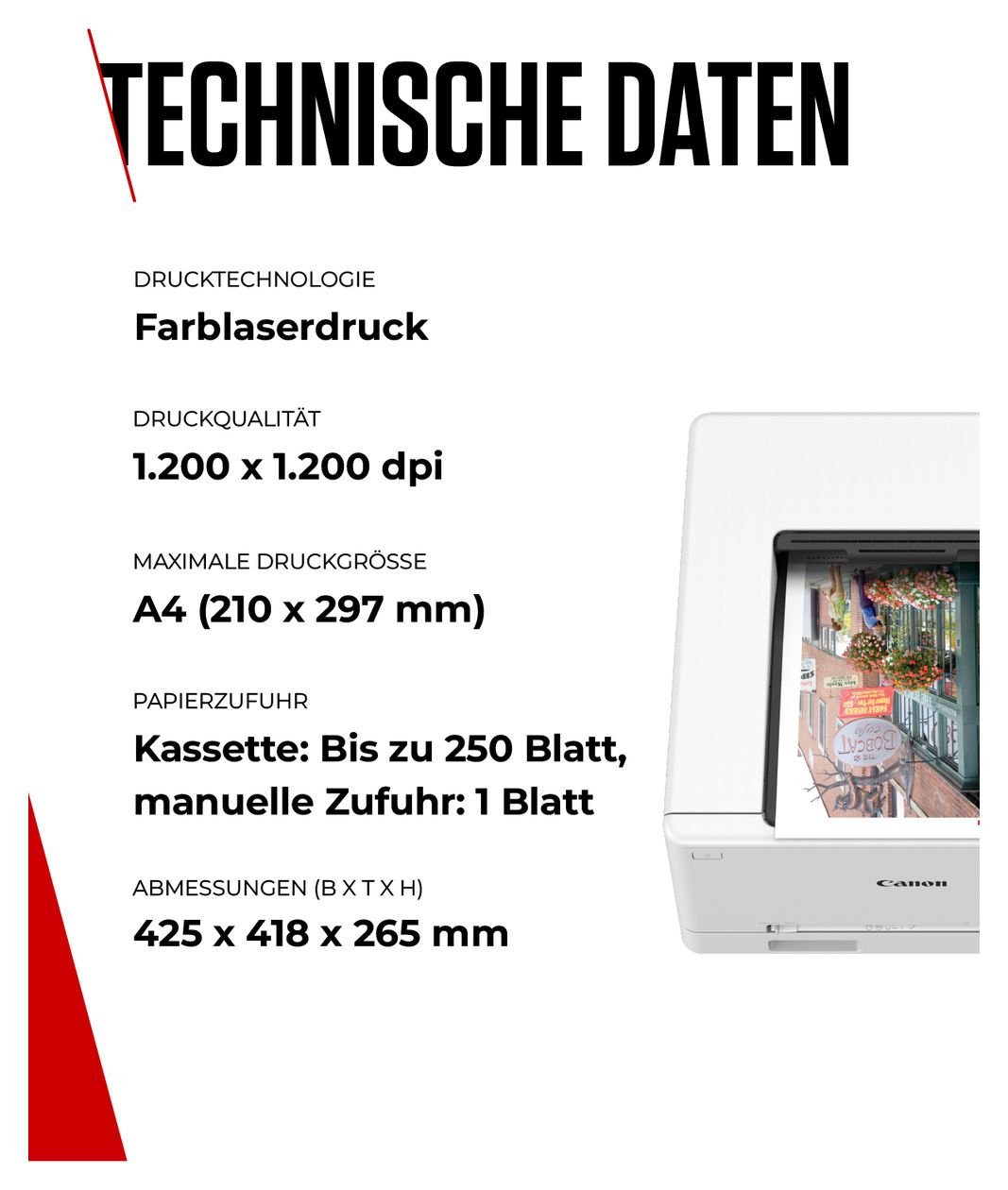 i-SENSYS LBP646Cdw A4 Laser Drucker 1200 x 1200 DPI 25 Seiten pro Minute 