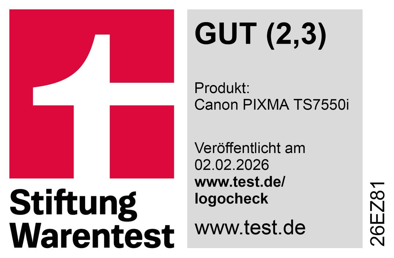 Pixma TS7550i All in One A4 Tintenstrahl Drucker 1200 x 1200 DPI 