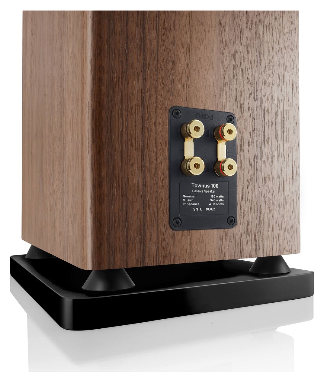 Townus 100 340 W 3-Wege Lautsprecher  (Walnuss) 