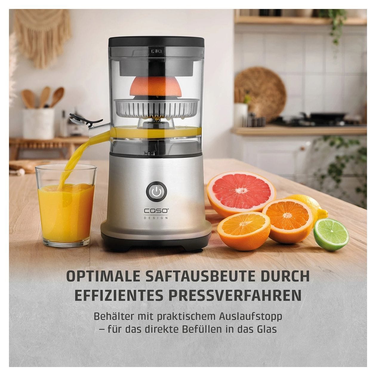 CP440 Lift Zitruspresse 300 W  (Schwarz, Edelstahl) 