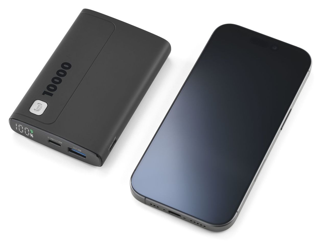 Elite 10000 mAh Powerbank USB Typ-C  (Schwarz) 