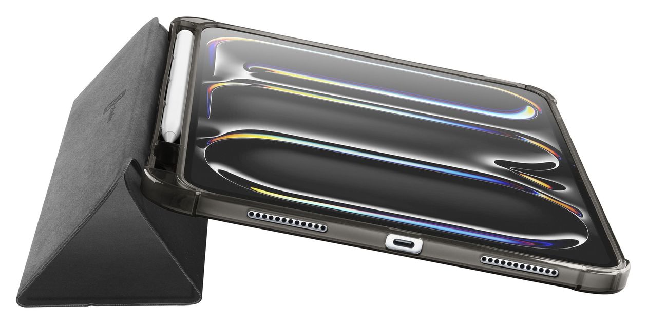 Folio Folio aus Kunstleder für Apple iPad Pro 11" bis 27,9 cm (11") (Schwarz) 