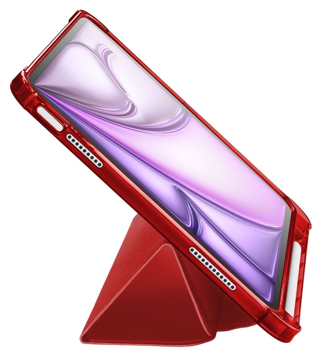 Folio Pro Folio aus Kunstleder für Apple IPAD AIR 10.9" (2020) IPAD AIR 10.9'' (2022) IPAD AIR 11" (2024) IPAD PRO 11" (2018) bis 27,9 cm (11") (Rot) 