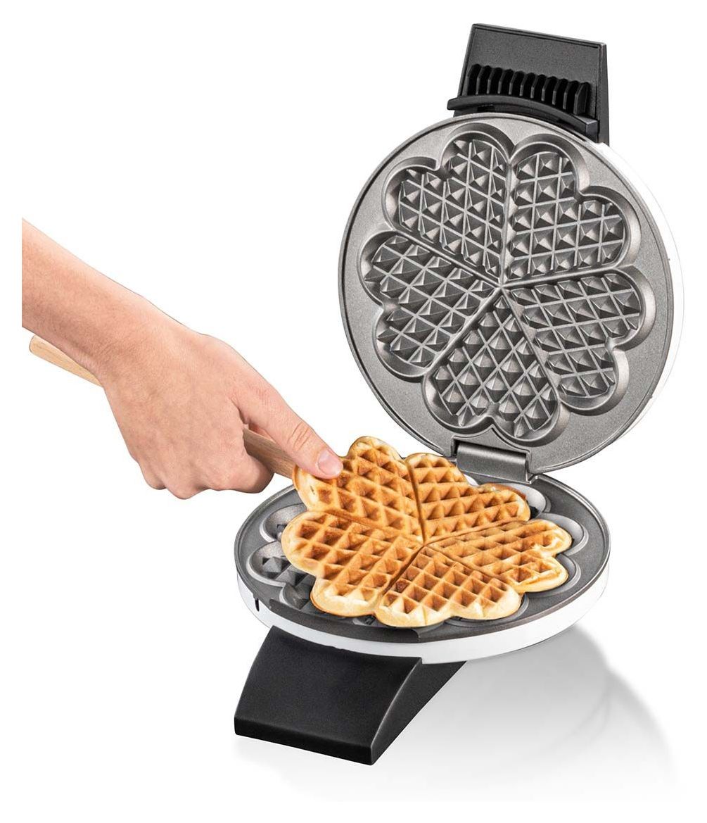 1621 Waffeleisen Herz (Form) für 5 Waffel(n) 930 W 