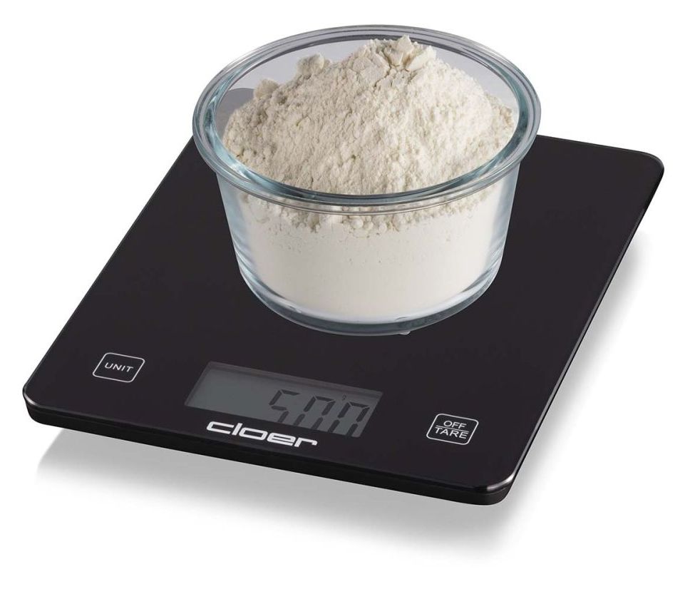 6870 Elektronische Küchenwaage bis 10 kg Genauigkeit 5 g  (Schwarz) 