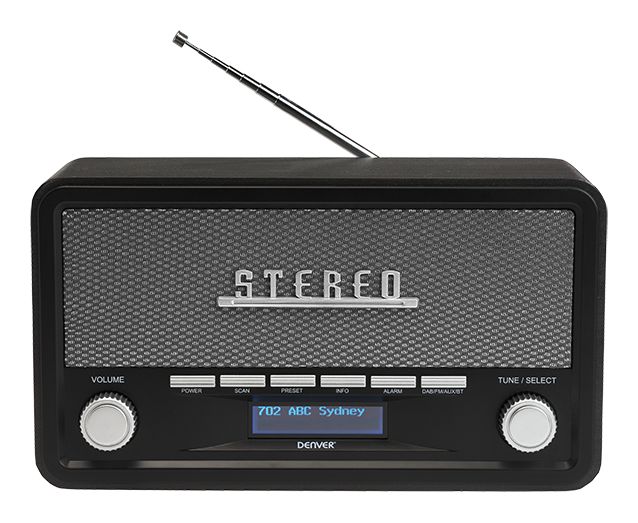DAB-18 Bluetooth DAB+, FM Radio Tragbar  (Grau) 