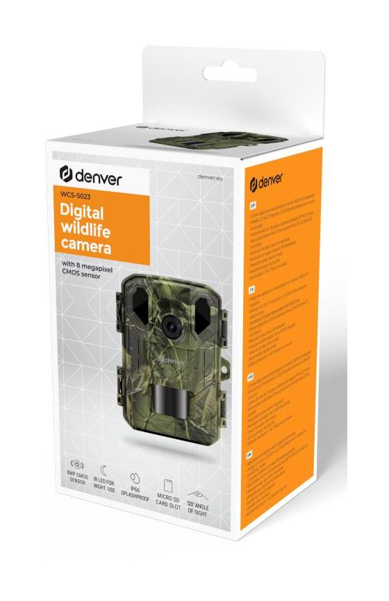 WCS-5023 Wildkamera 3840 x 2160 Pixel IP66 Nachtsicht  (Camouflage) 