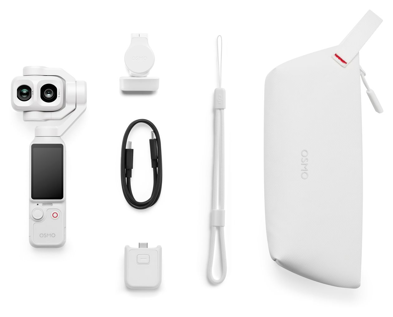 Osmo Pocket 4P Standard Combo 7680 x 4320 Pixel Actioncam  (Weiß) 