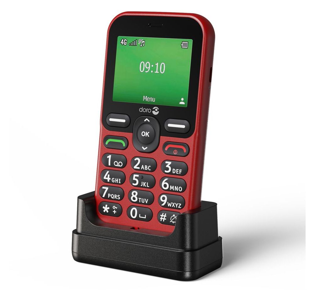 Leva E10 4G Smartphone 6,1 cm (2.4 Zoll 1 GHz 0,3 MP Single SIM  (Rot) 