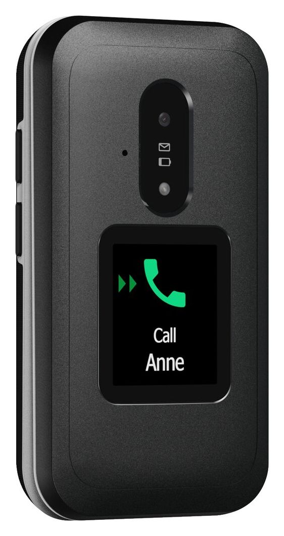 Leva E30 4G Smartphone 7,11 cm (2.8 Zoll) 0,3 MP Single SIM  (Schwarz, Weiß) 
