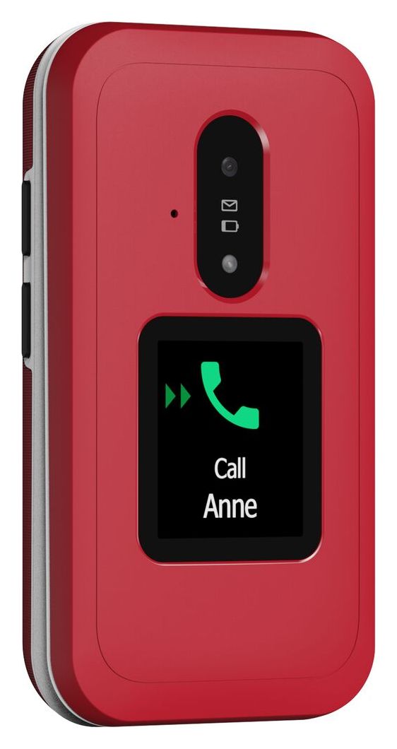 Leva E30 4G Smartphone 7,11 cm (2.8 Zoll) 0,3 MP Single SIM  (Rot, Weiß) 