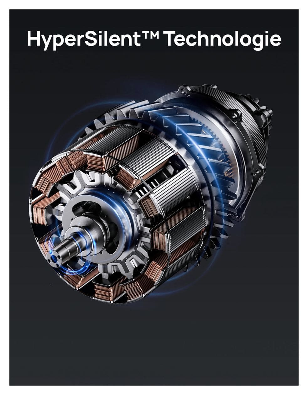 TurboPoly 154 1700 m³/h Ventilator Stand 25 dB  (Schwarz) 