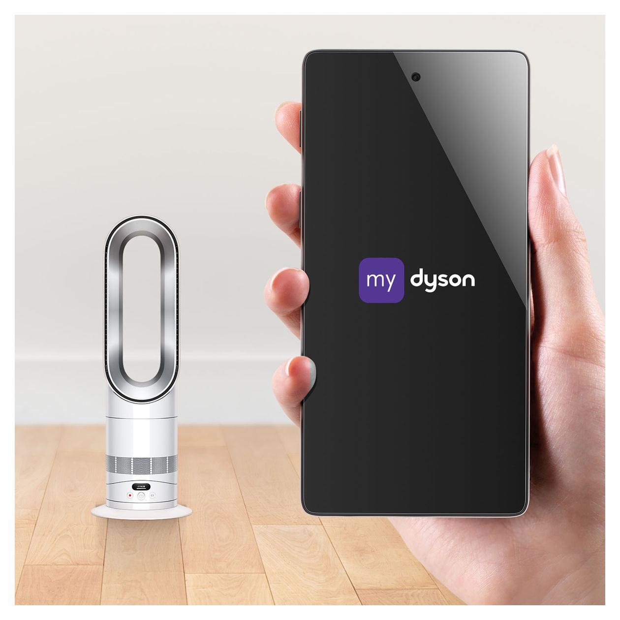 AM15 Hot+Cool HF1 Remote Link Haushaltslüfter ohne Lamellen 