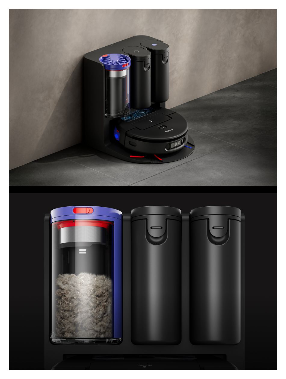 Spot+Scrub AI Saugroboter nass/trocken 140 min Akku 18000 Pascal Leistung  (Schwarz) 