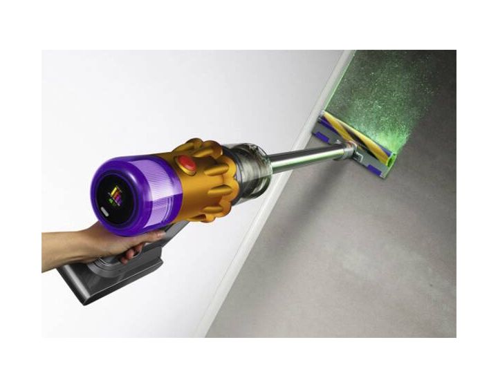 V12 Detect Slim Absolute Handstaubsauger Beutellos bis 60 min Laufzeit 25,2 V (Schwarz, Violett, Bronze, Gelb) 