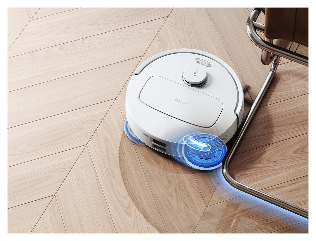 Deebot N30 Pro Omni Saugroboter nass/trocken 320 min Akku 10000 Pascal Leistung  (Weiß) 