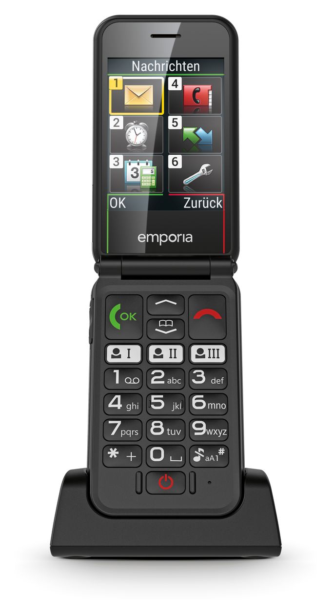 SimpliCity glam 2G Smartphone 7,11 cm (2.8 Zoll)  (Weiß) 