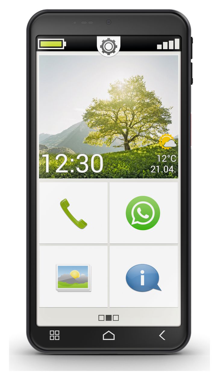 SMART.7lite 128 GB 4G Smartphone 13,8 cm (5.45 Zoll) Android 13 MP Dreifach Kamera Single SIM WiFi 5  (Schwarz) 