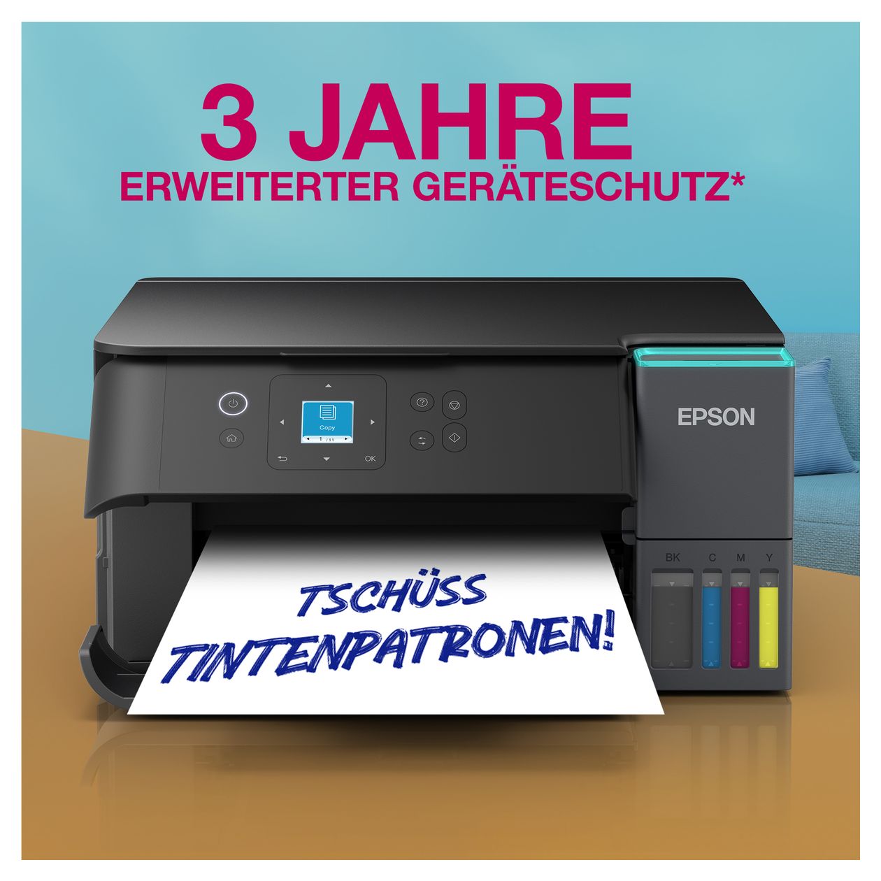 EcoTank ET-2851 All in One A4 Tintenstrahl Drucker 4800 x 1200 DPI 