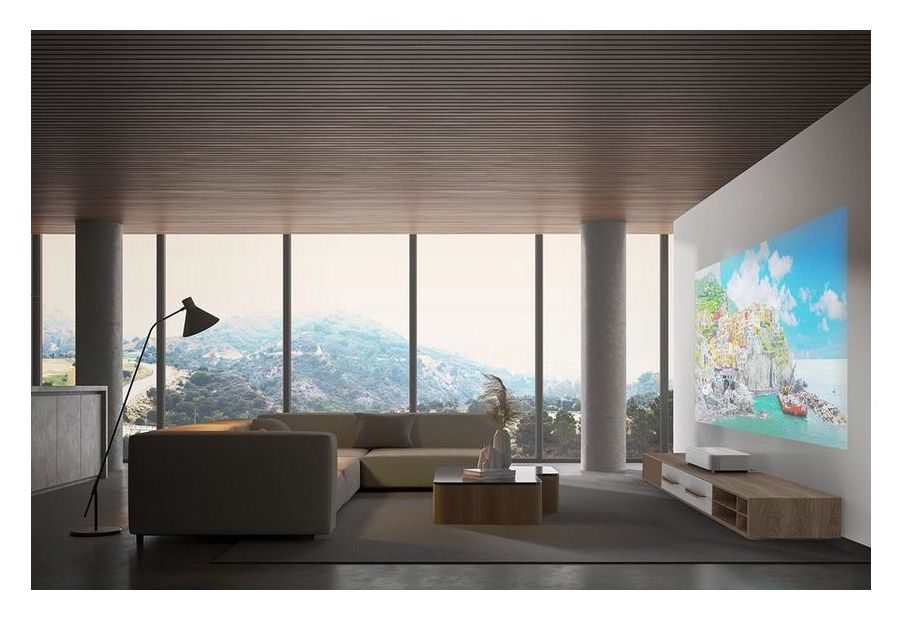 EH-LS800W 4K+ (5120x3200) 3LCD Laser Ultra-Short-Throw-Projektor 4000 ANSI Lumen  (Weiß) 