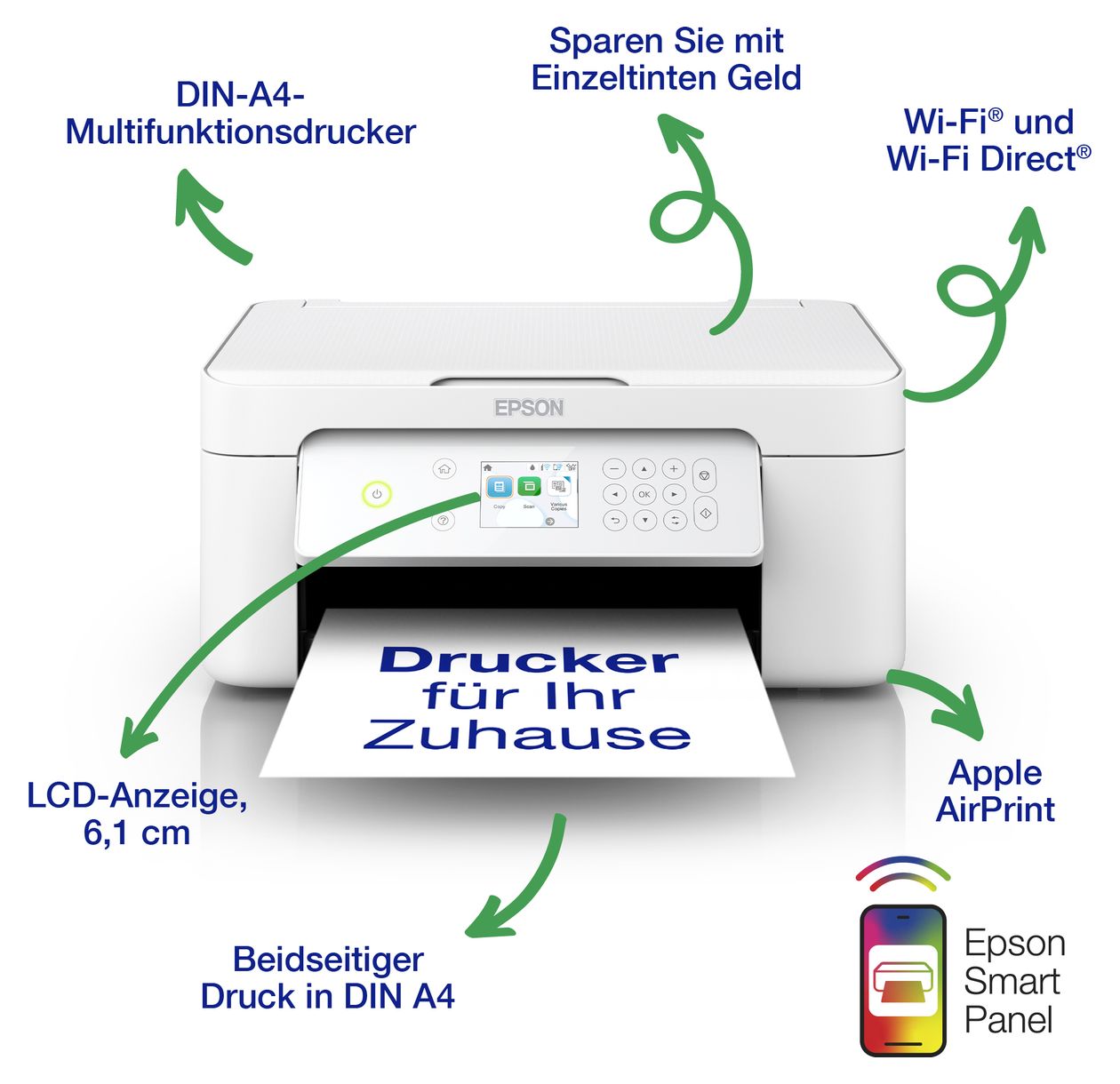 Expression Home XP-4205 All in One A4 Tintenstrahl Drucker 5760 x 1440 DPI 