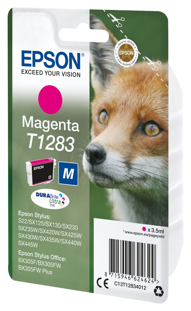 T1283 C13T12834012 originale Druckerpatronen Magenta 3,5 ml 