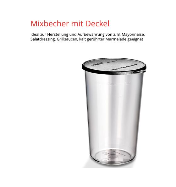 M160G Zauberstab Stabmixer 160 W 2 Stufen  (Anthrazit, Weiß) 