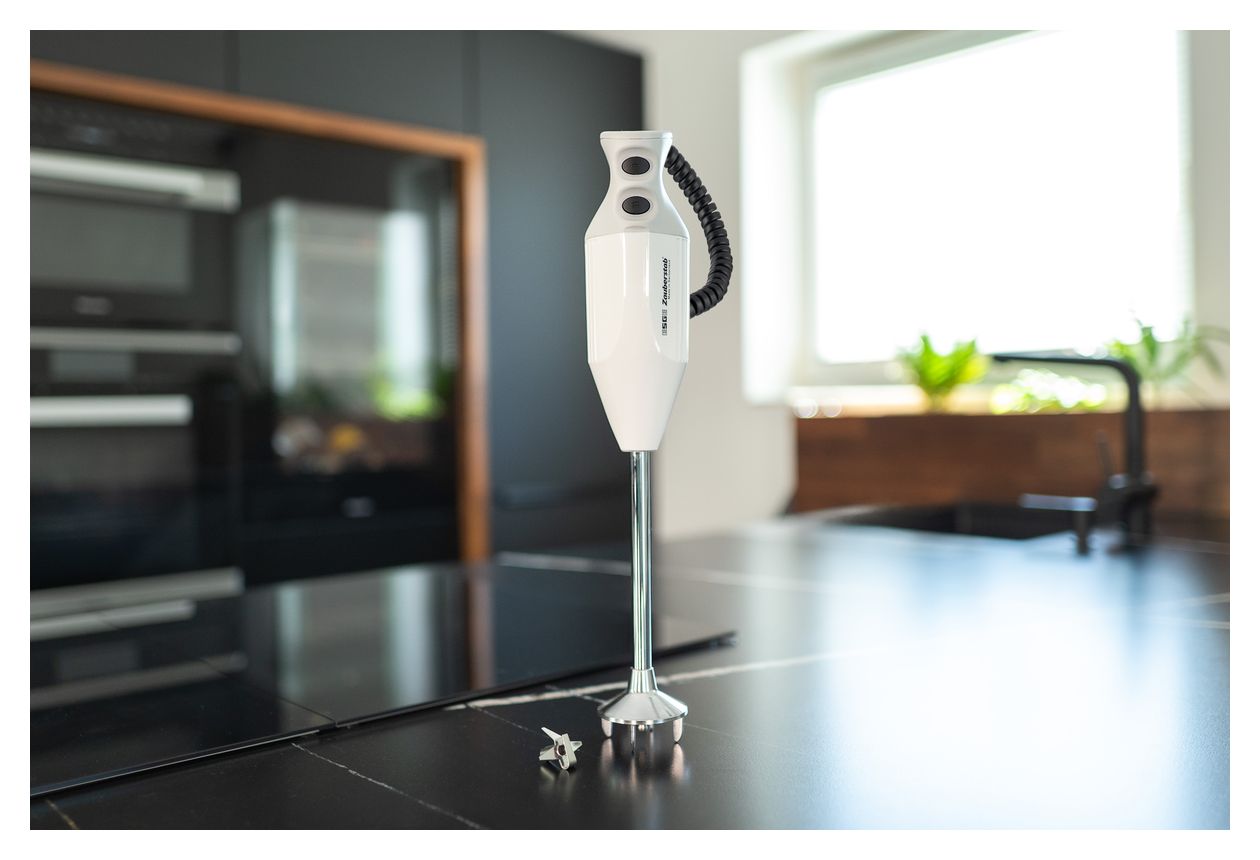 Zauberstab P350 Profi Stabmixer 300 W 2 Stufen  (Grau, Weiß) 