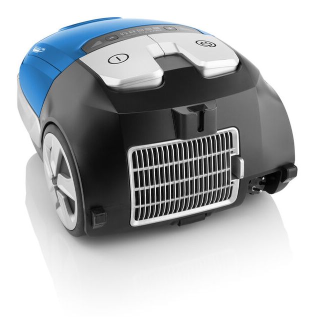 Adagio Bodenstaubsauger mit Staubbeutel 800 W HEPA (Schwarz, Blau, Silber) 