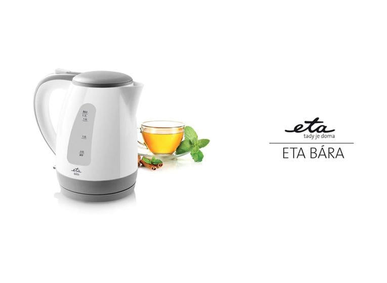 Bára 1,7 l Wasserkocher 2200 W  (Grau, Weiß) 