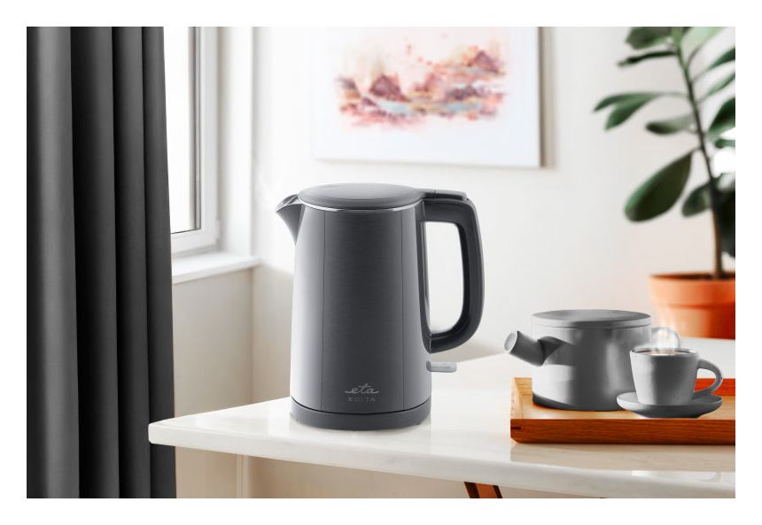 Edita 1,5 l Wasserkocher 2200 W  (Grau) 