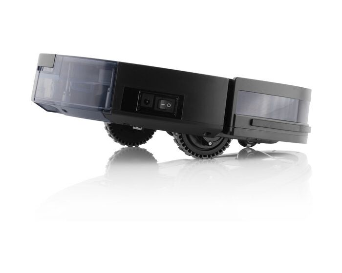 Falco Smart Saugroboter nass/trocken 120 min Akku  (Schwarz, Edelstahl) 