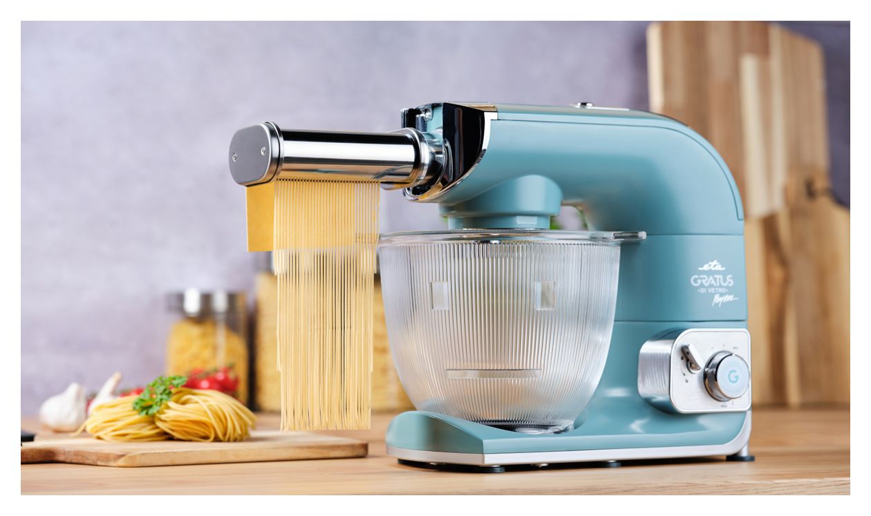 Gratus di Vetro 1200 W Küchenmaschine 5 l  (Grün, Edelstahl) 