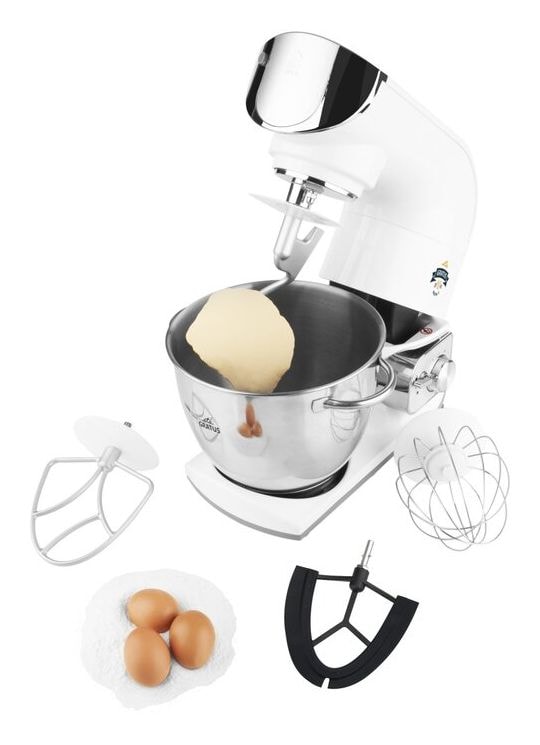 Gratus Max III 1200 W Küchenmaschine 5,5 l  (Weiß) 