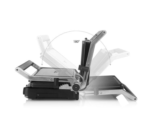 GrilChef 2000 W  (Schwarz, Edelstahl) 