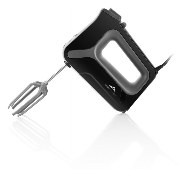 Lento Handmixer 550 W 4 Stufen  (Schwarz) 