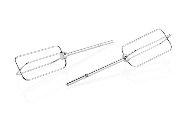 Lento Elements Handmixer 500 W 4 Stufen  (Weiß, Silber) 