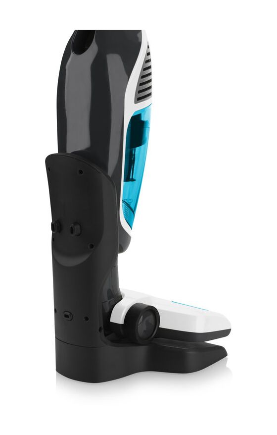 Moneto Aqua Plus Handstaubsauger Beutellos bis 50 min Laufzeit 18 V HEPA (Schwarz, Blau, Transparent, Weiß) 